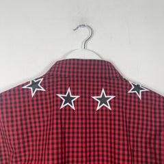 Givenchy SS17 Buffalo Check Star Shirt