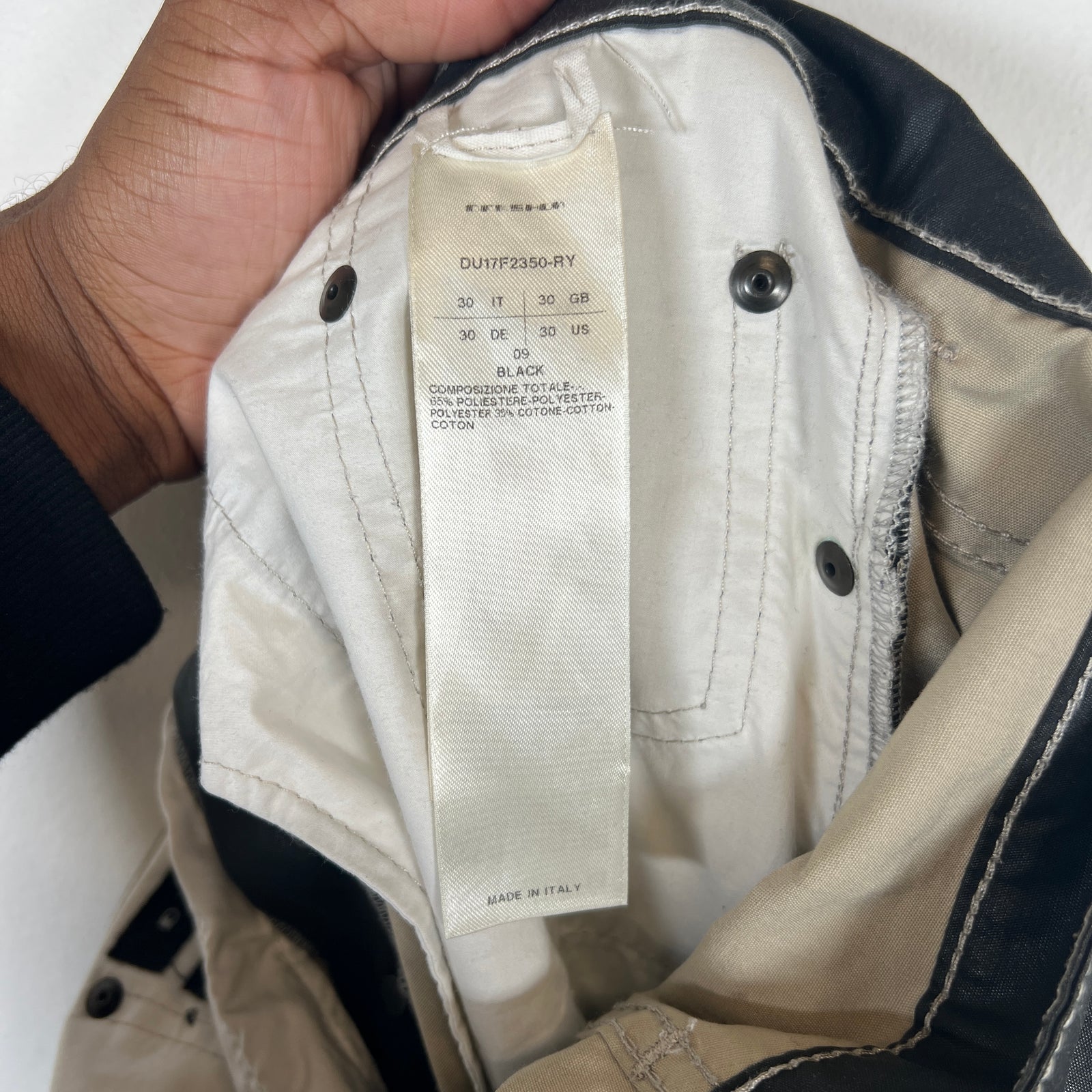 Rick Owens Drkshdw Detroit Cut Pants Size 30