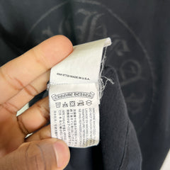 Chrome Hearts Black/Red Vintage Horseshoe Logo Pocket T-Shirt Size M