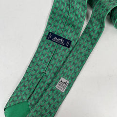 Hermes Green Chain Link Tie