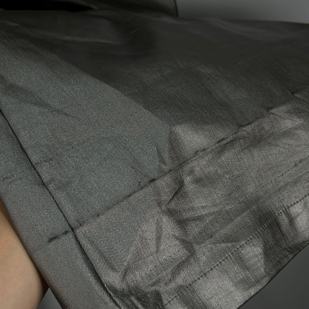 Rick Owens Silver Wide Leg Cargo Bela Pants Size 46