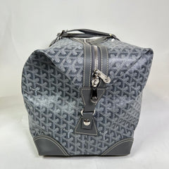 Goyard Grey Goyardine Boeing 55 Travel Duffle Bag