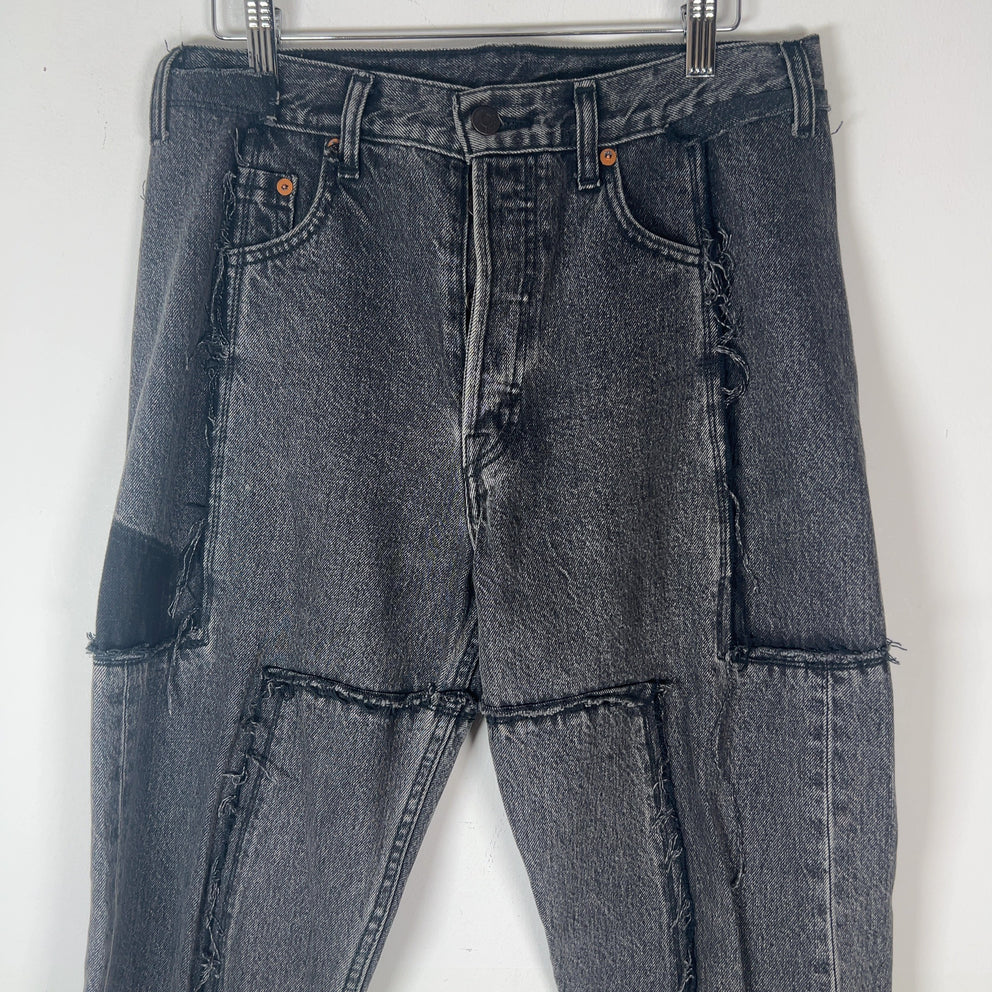 Vetements x Levis Reconstructed Straight Fit Denim Jeans