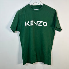 Kenzo Green Logo T-Shirt Size S