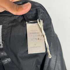 Rick Owens DRKSHDW SS15 Scrub Waxed Aircut Jeans