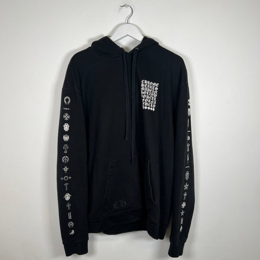 Chrome Hearts Motifs Hoodie Size L