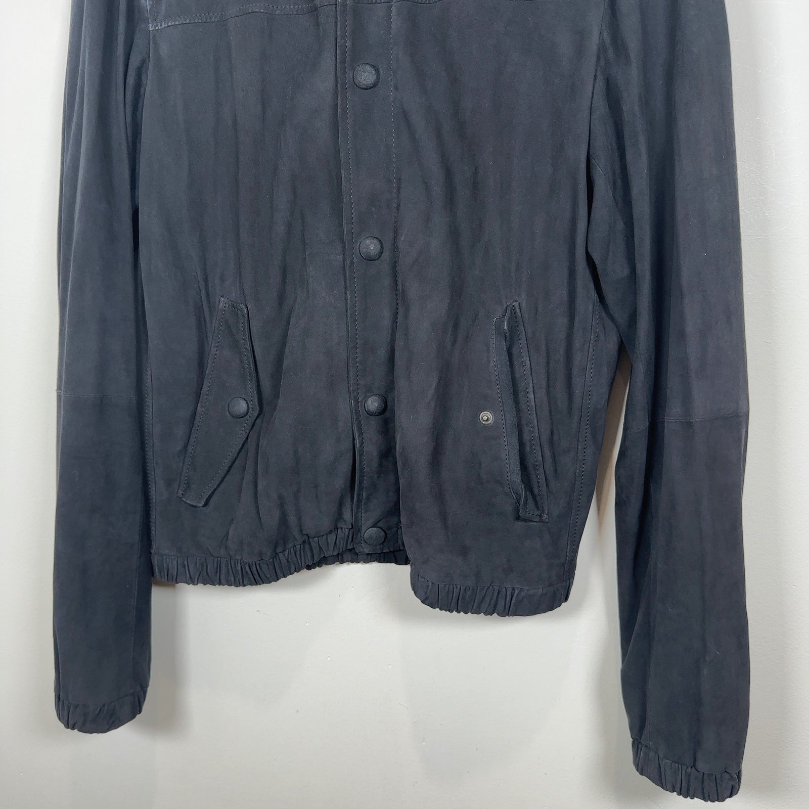 Prada Suede Zip-Up Jacket