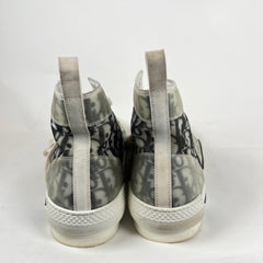 Dior B23 Black/White Oblique High-Top Sneaker Size 48