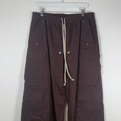 Rick Owens SS26 Hollywood 'Mahogany' Double Bela Cargo Pants