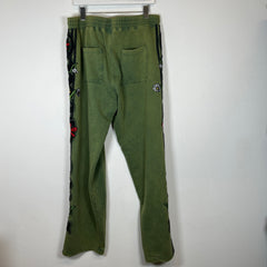 Vale Lives Green Floral Sweatpants Size L