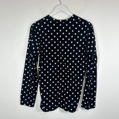 CDG Play Polka Dot Heart Longsleeve Size M