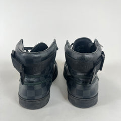Louis Vuitton Black Damier High Tops LV 9