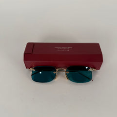 Jacques Marie Mage Titanium22 'Fonda' Gold Wire Frame Sunglasses