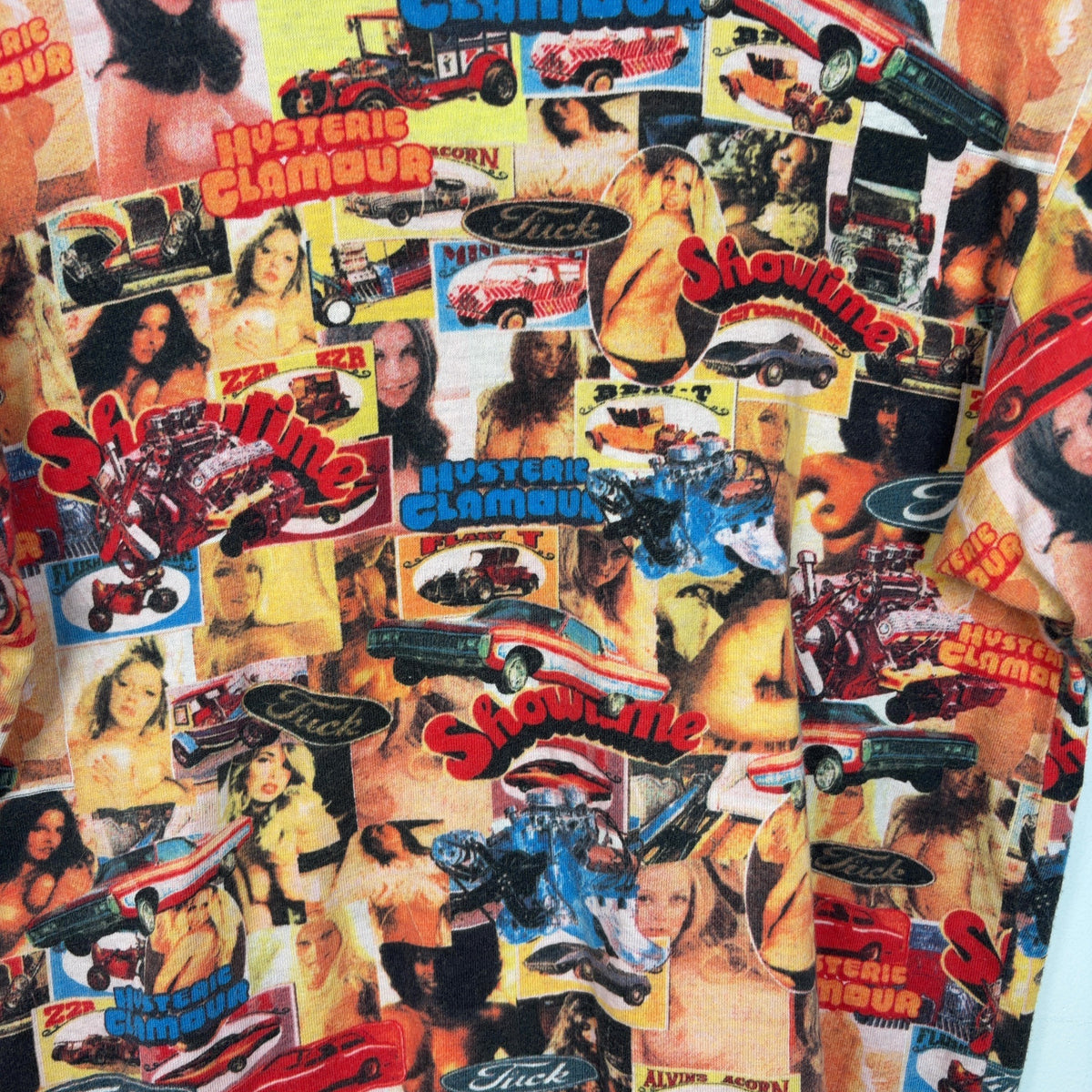 Hysteric Glamour All-Over Comic Showtime Graphic T-Shirt