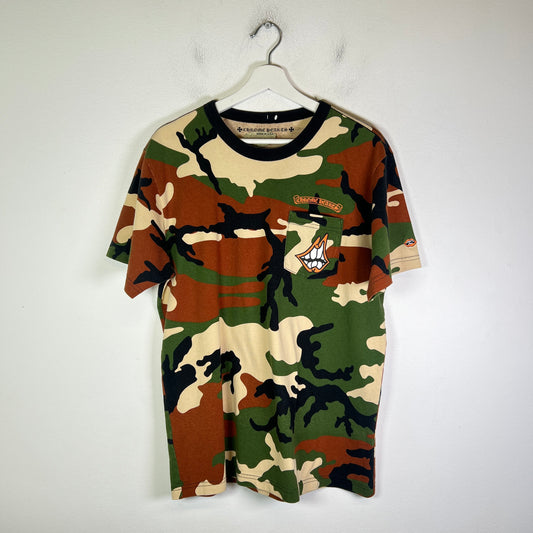 Chrome Hearts Matty Boy Caution Logo T-Shirt