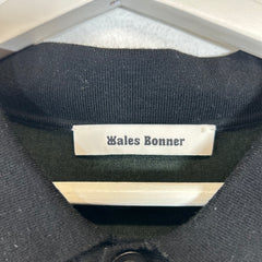 Wales Bonner Green/Black Polo Shirt Size L