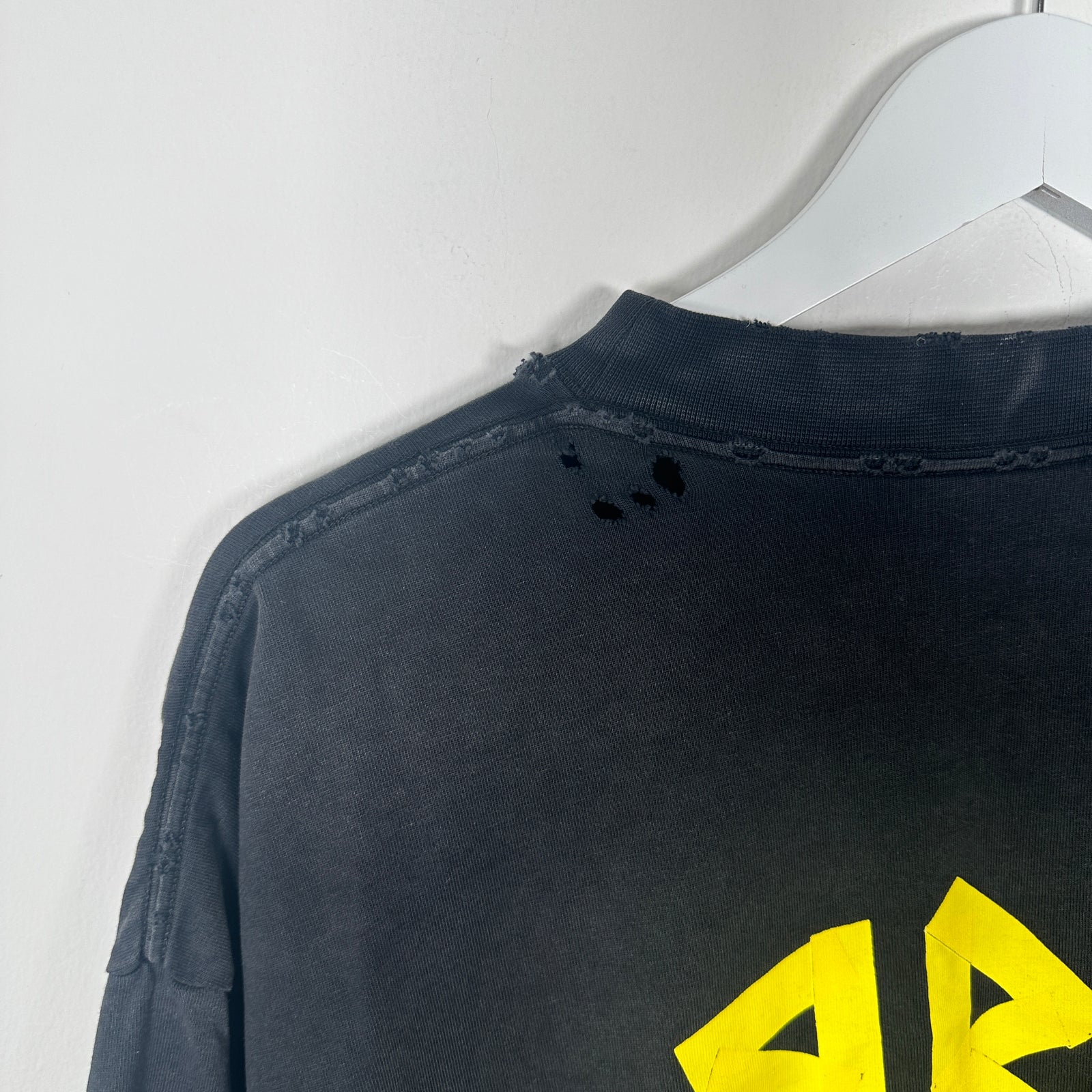 Balenciaga Black 'Tape' T-Shirt Size L