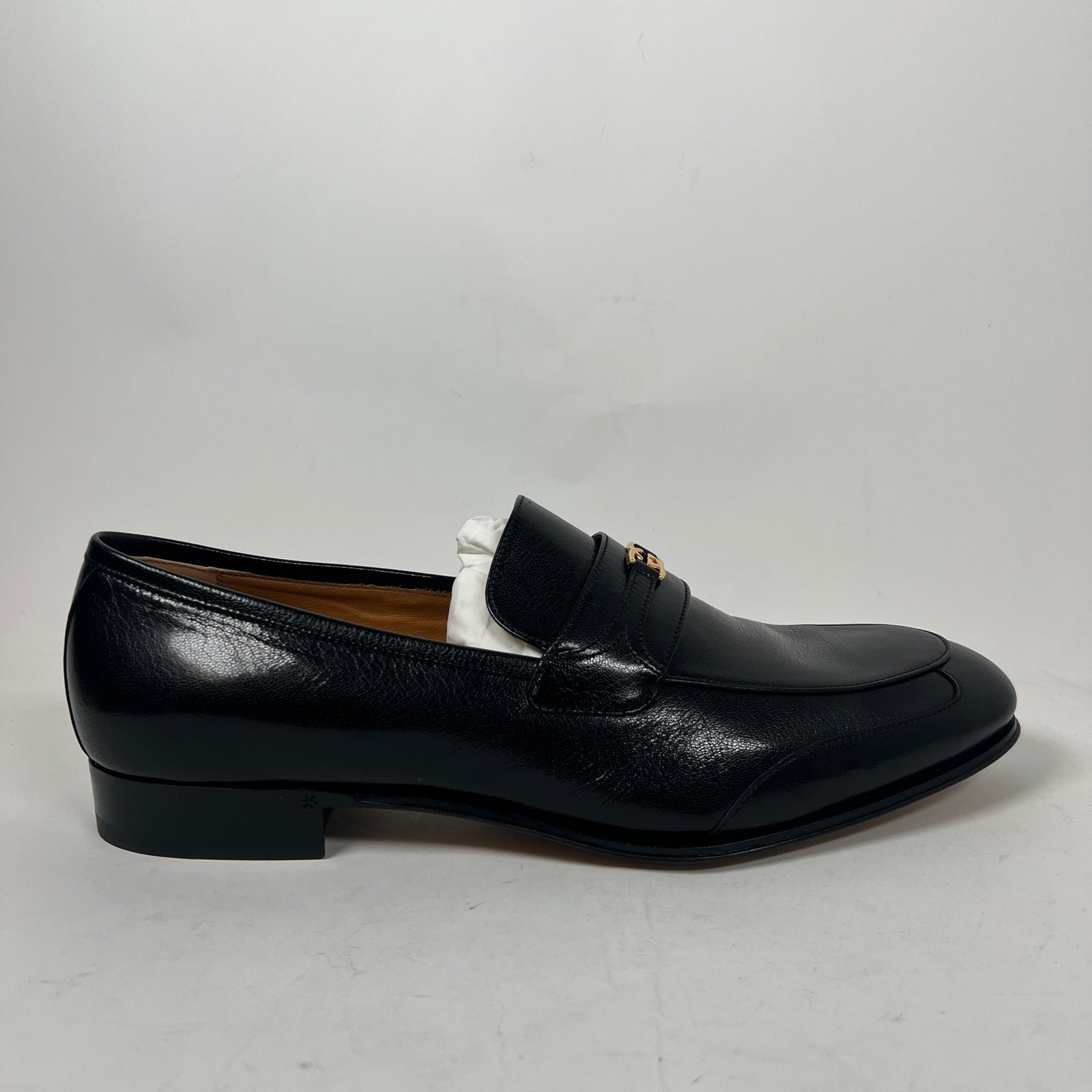 Gucci Interlocking G Leather Loafers Size GG 9.5