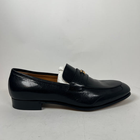 Gucci Interlocking G Leather Loafers Size GG 9.5