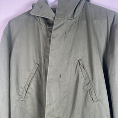 Raf Simons x Sterling Ruby FW14 Green Patches Parka Size 46