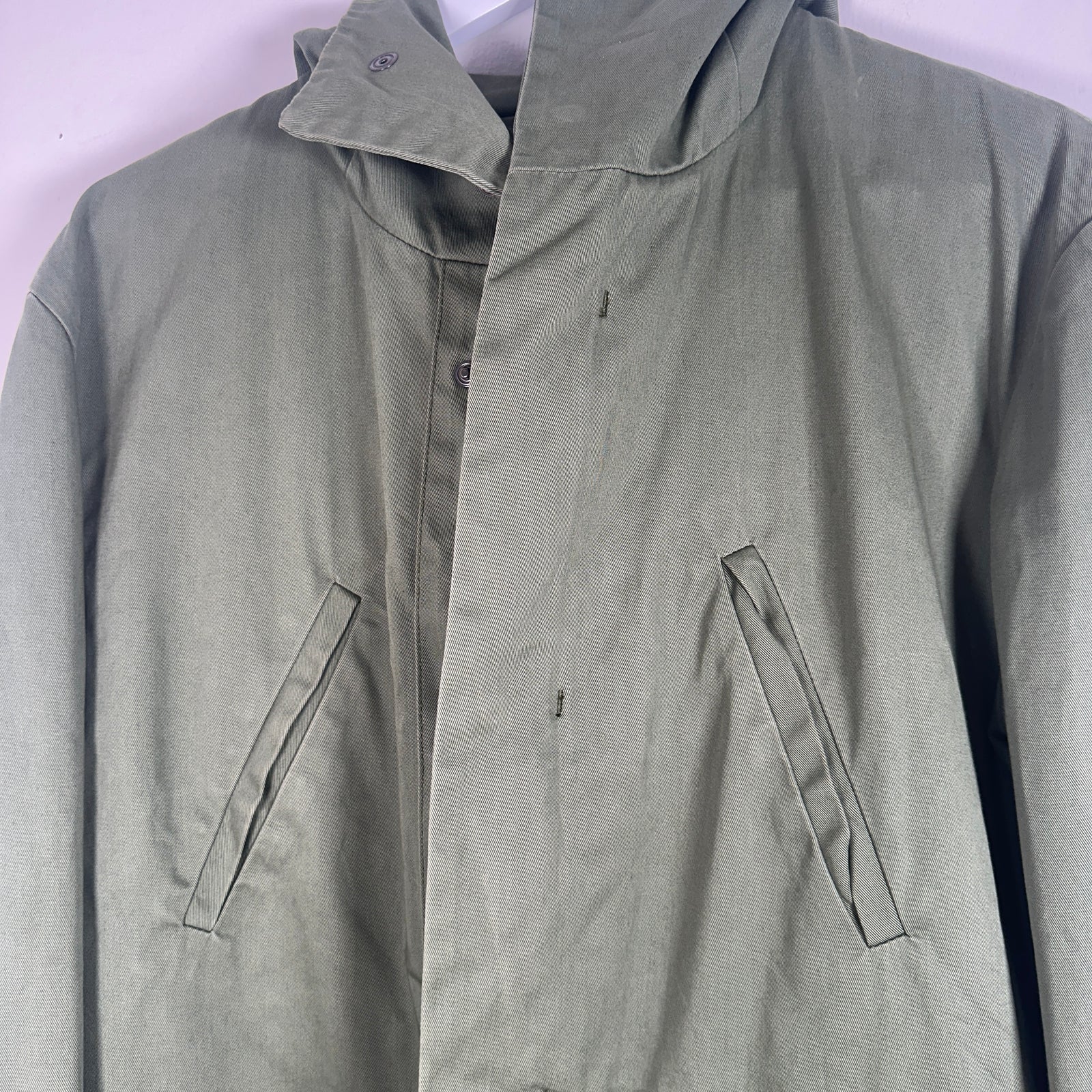 Raf Simons x Sterling Ruby FW14 Green Patches Parka Size 46