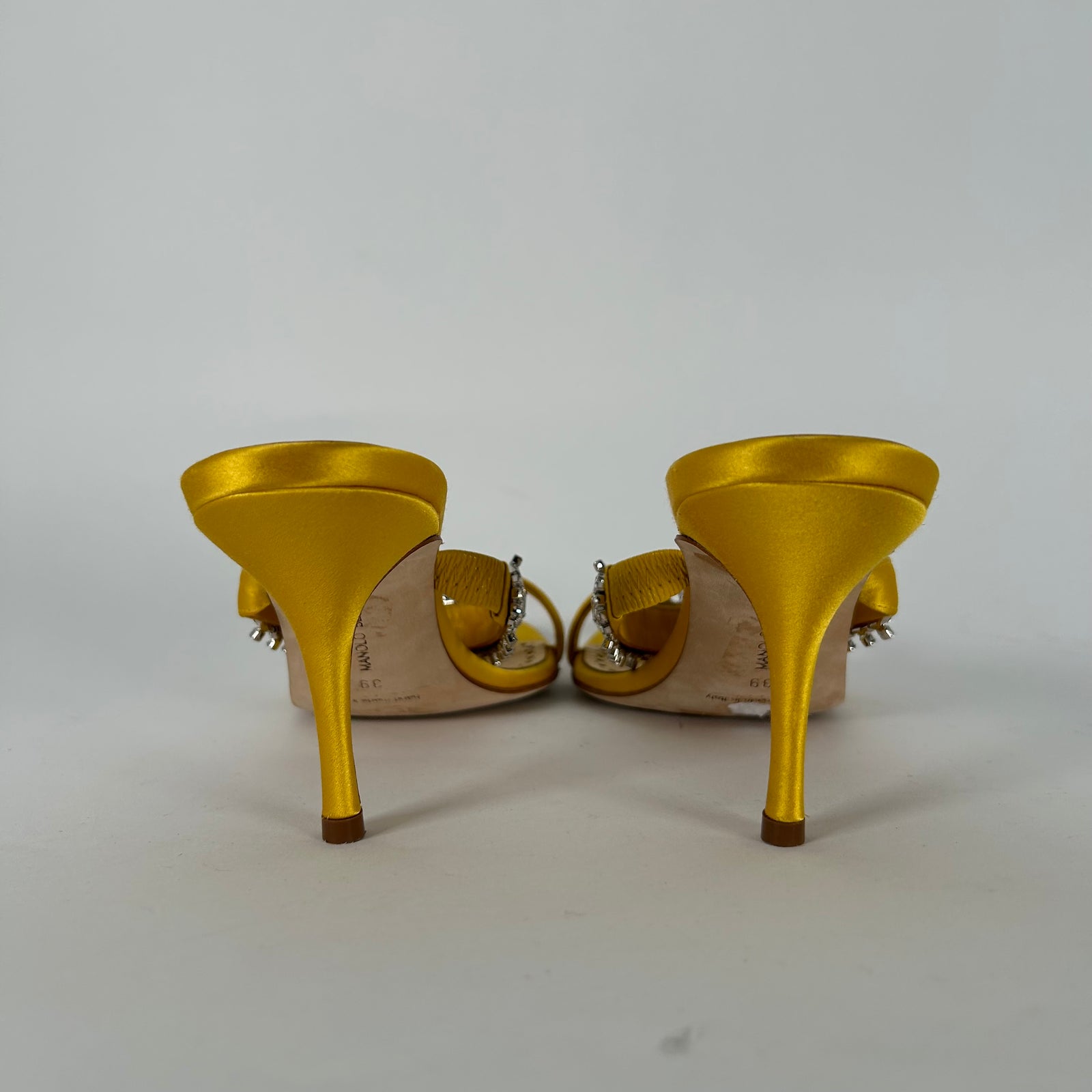 Manolo Blahnik Sako Embellished Sandals Size 39