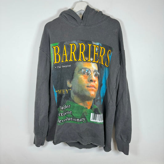 Barriers "Huey" Grey Hoodie Size XXL