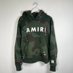 Amiri Camo MA Core Logo Hoodie Size M