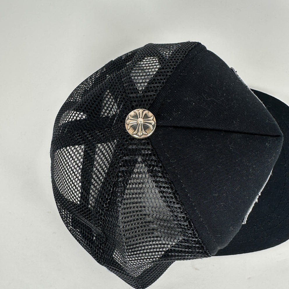 Chrome Hearts 'Las Vegas' Black Trucker Hat