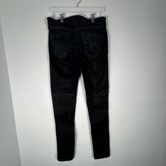 Rick Owens Black Nagakin Wax Tyrone Detroit Denim Size S