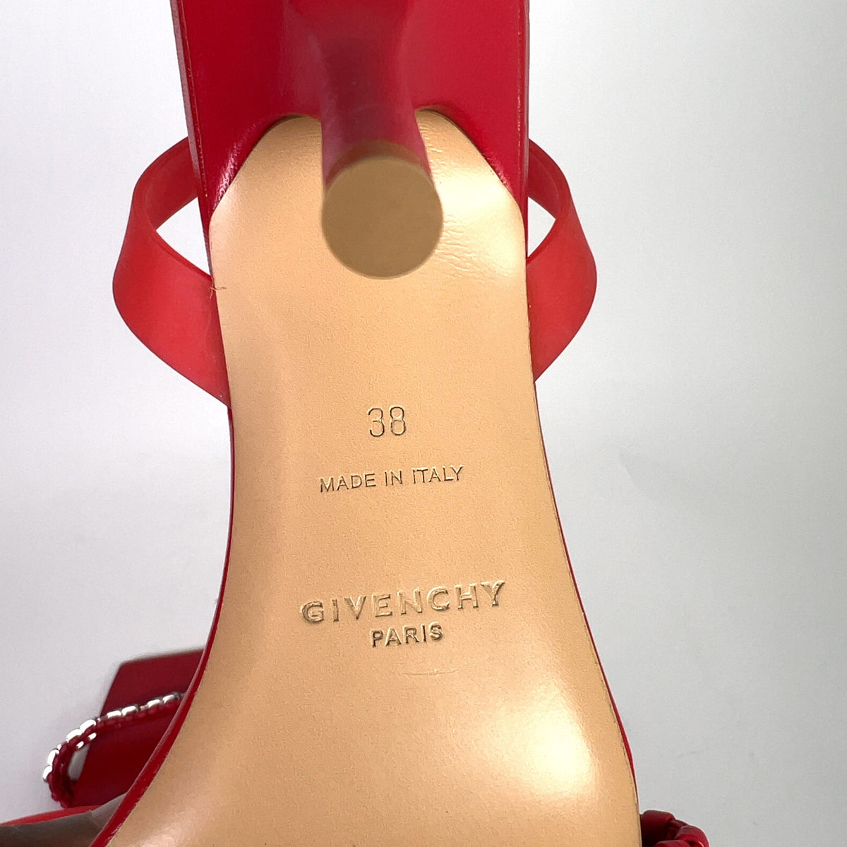 Givenchy Red 4G Slingback Sandal