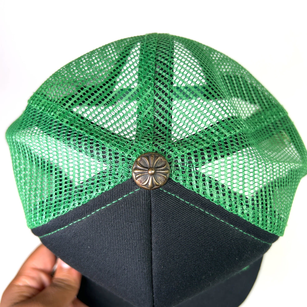 Chrome Hearts Green Hollywood Trucker Hat
