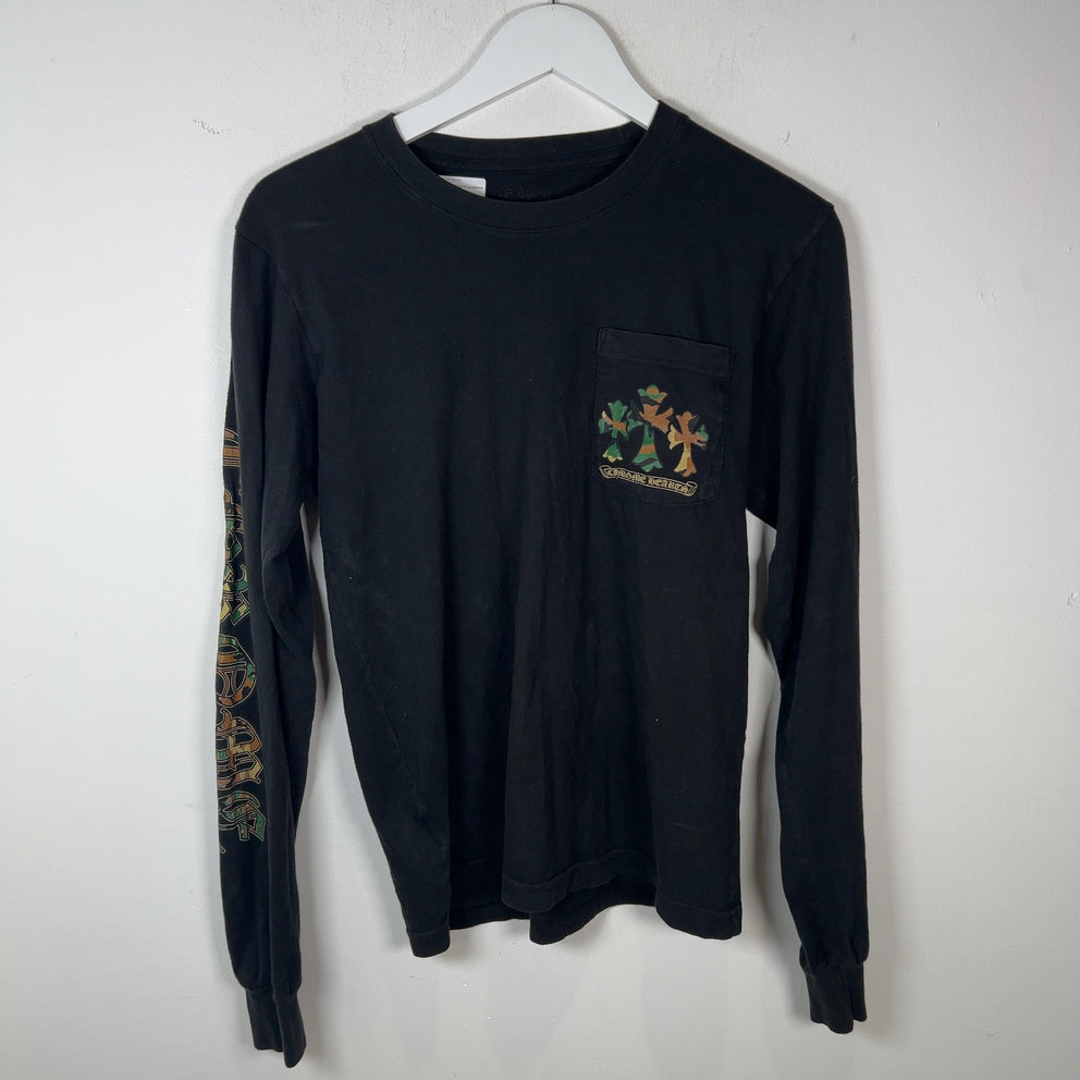 Chrome Hearts Camo Horseshoe Graphic Longsleeve