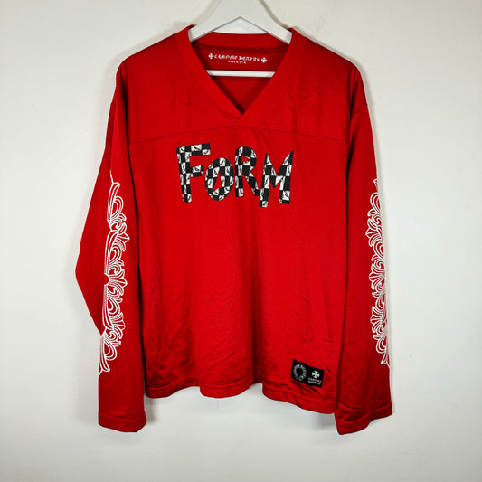 Chrome Hearts Red Mattyboy Fleur Jersey Size M