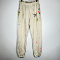 Gallery Dept Cream Paint Splatter Sweatpants Size S