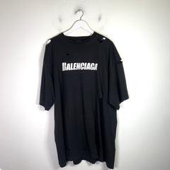 Balenciaga Destroyed Oversized T-Shirt