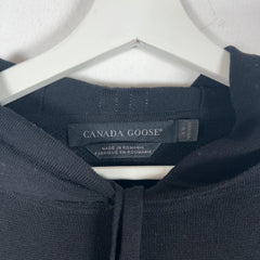 Canada Goose Merino Wool Knit Patch Striped Hoodie