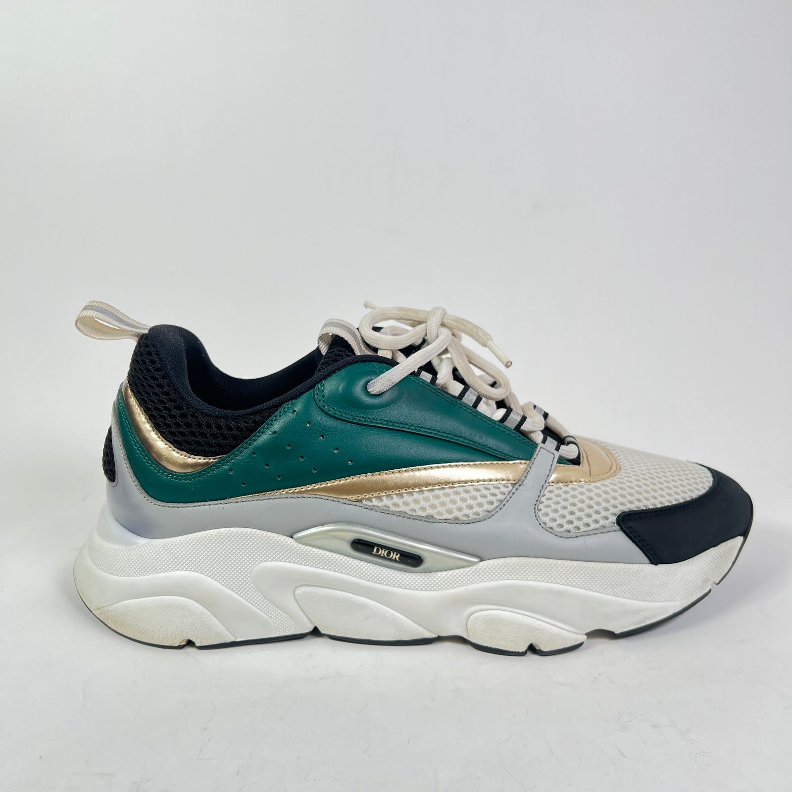 Dior B22 Green/Gold Sneaker