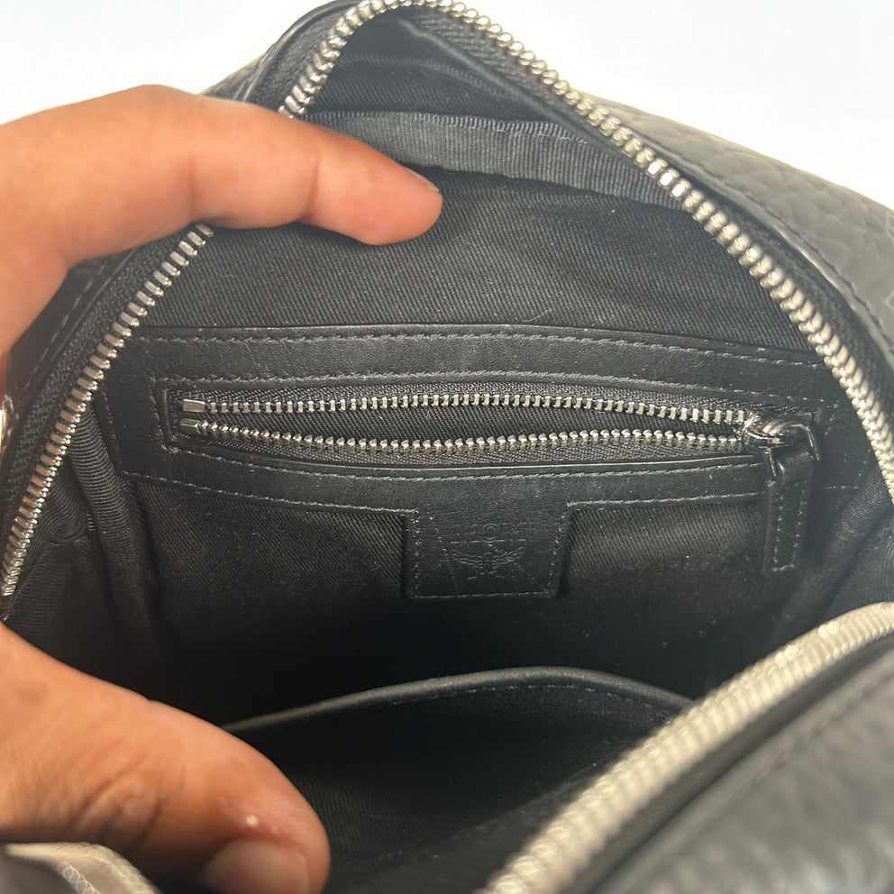 MCM Black Small Cross-Body Bag