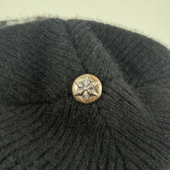 Chrome Hearts 'Big Daddy' Cashmere CH Black Beanie