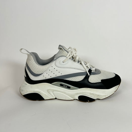 Dior B22 White/Black Sneaker Size 44