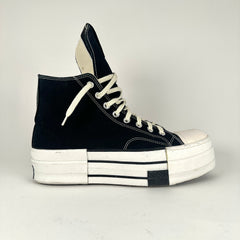 Rick Owens x Converse Drkstar Double Bumper Hi Top Size 10