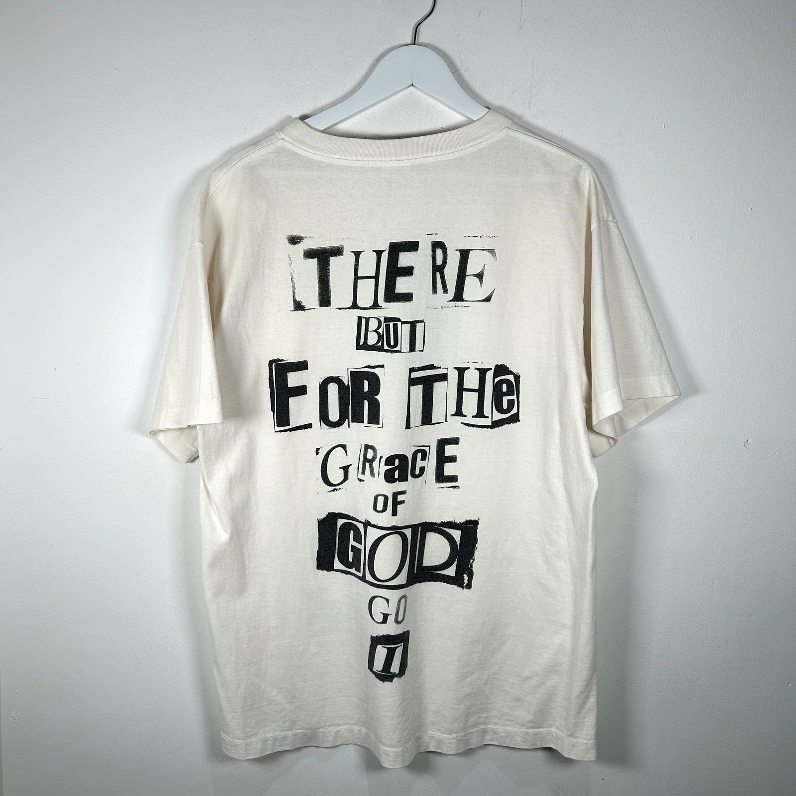 Saint Micheal x Denim Tears 'Grace of God' Graphic White T-Shirt Size L