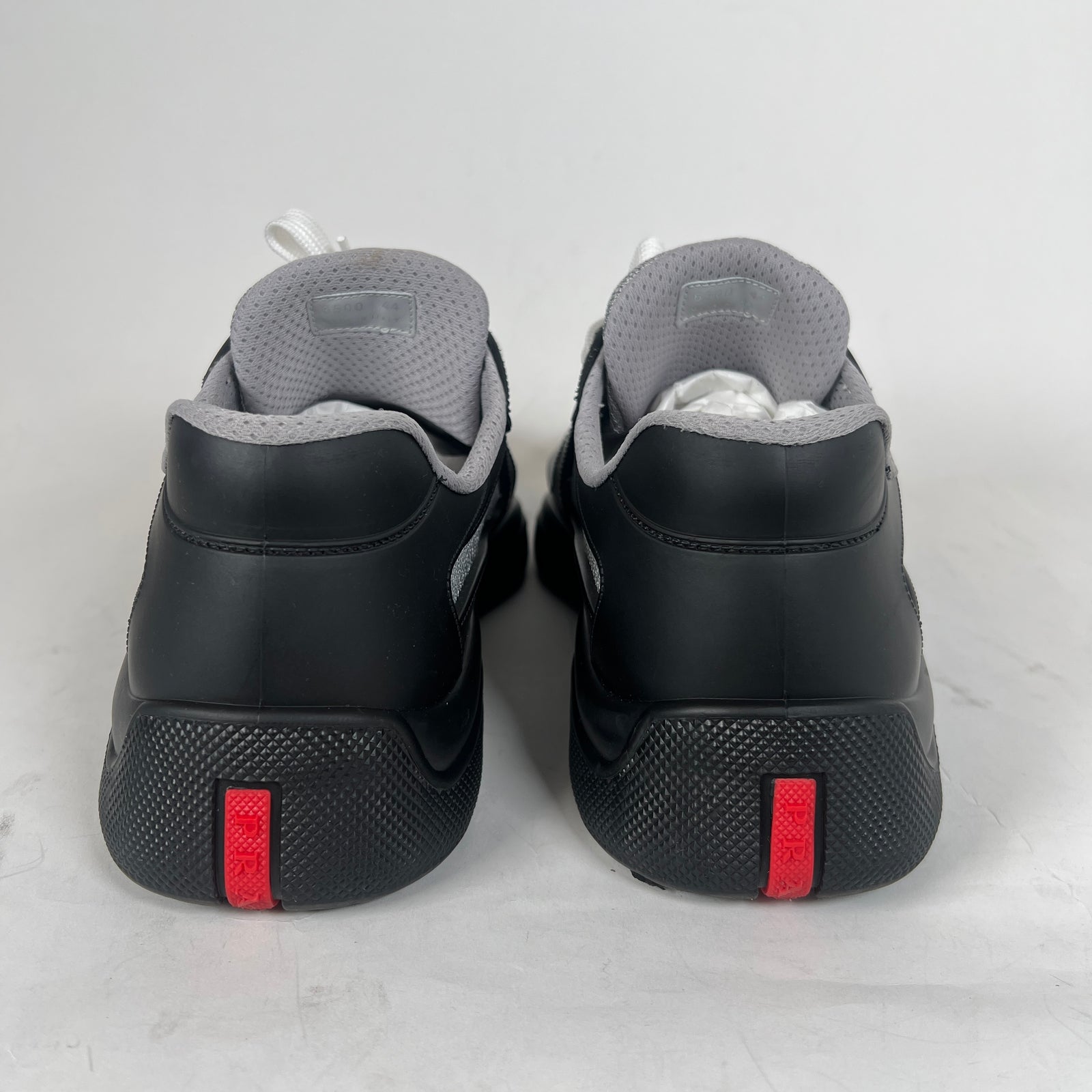 Prada Black Rubber America Cups Size 44