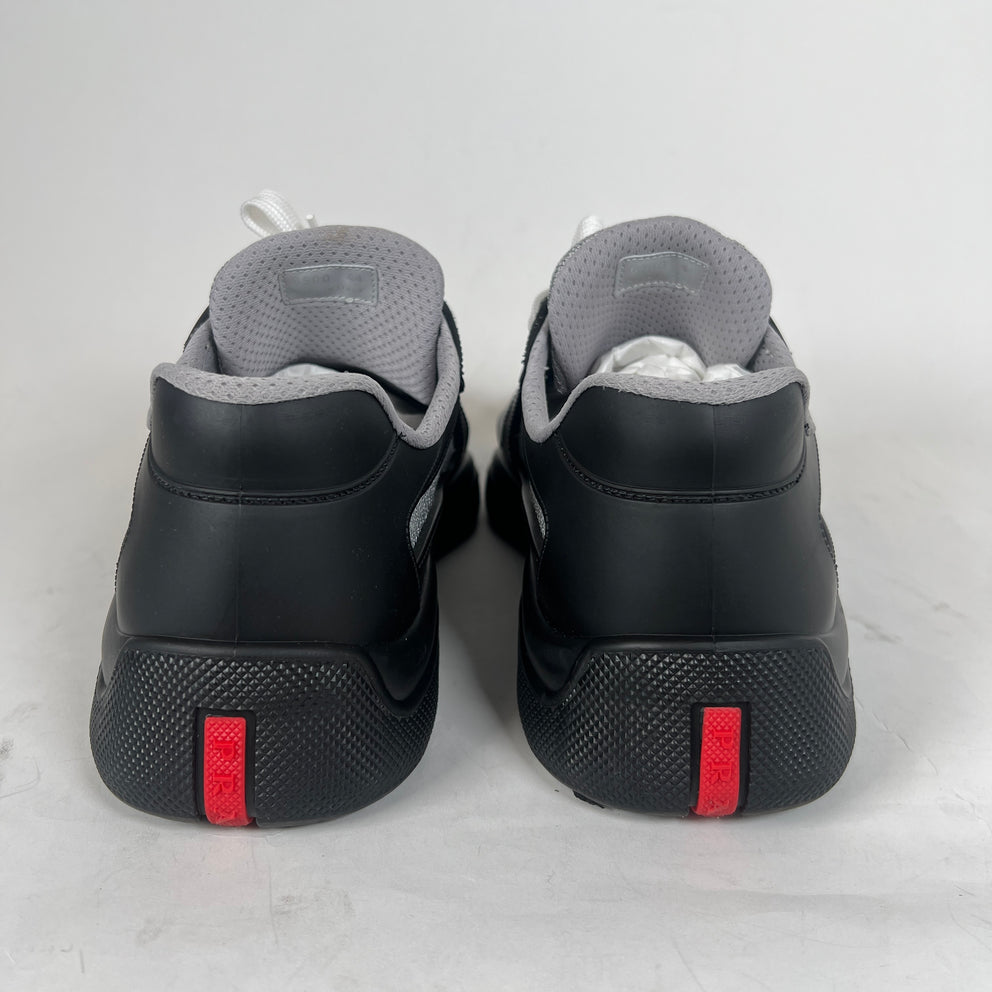 Prada Black Rubber America Cups Size 44