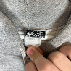 Chrome Hearts Grey "Fuck You" Thermal Lined Hoodie Size S