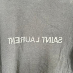 Saint Laurent Navy Reverse Tee Size M