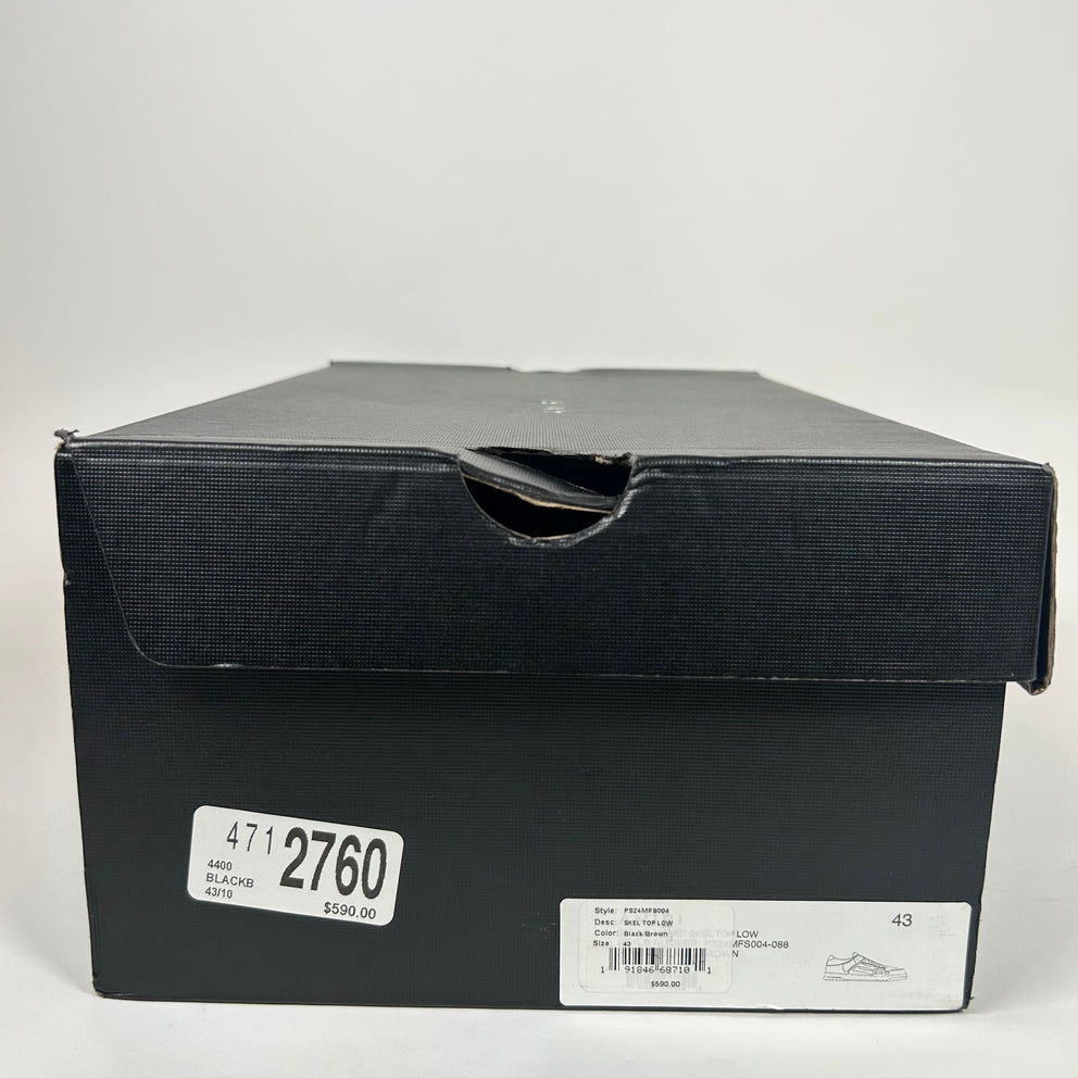 Amiri Mocha Skel Low-Top Sneaker Size 43