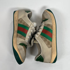 Gucci Beige GG Distressed Screener Size GG 9.5