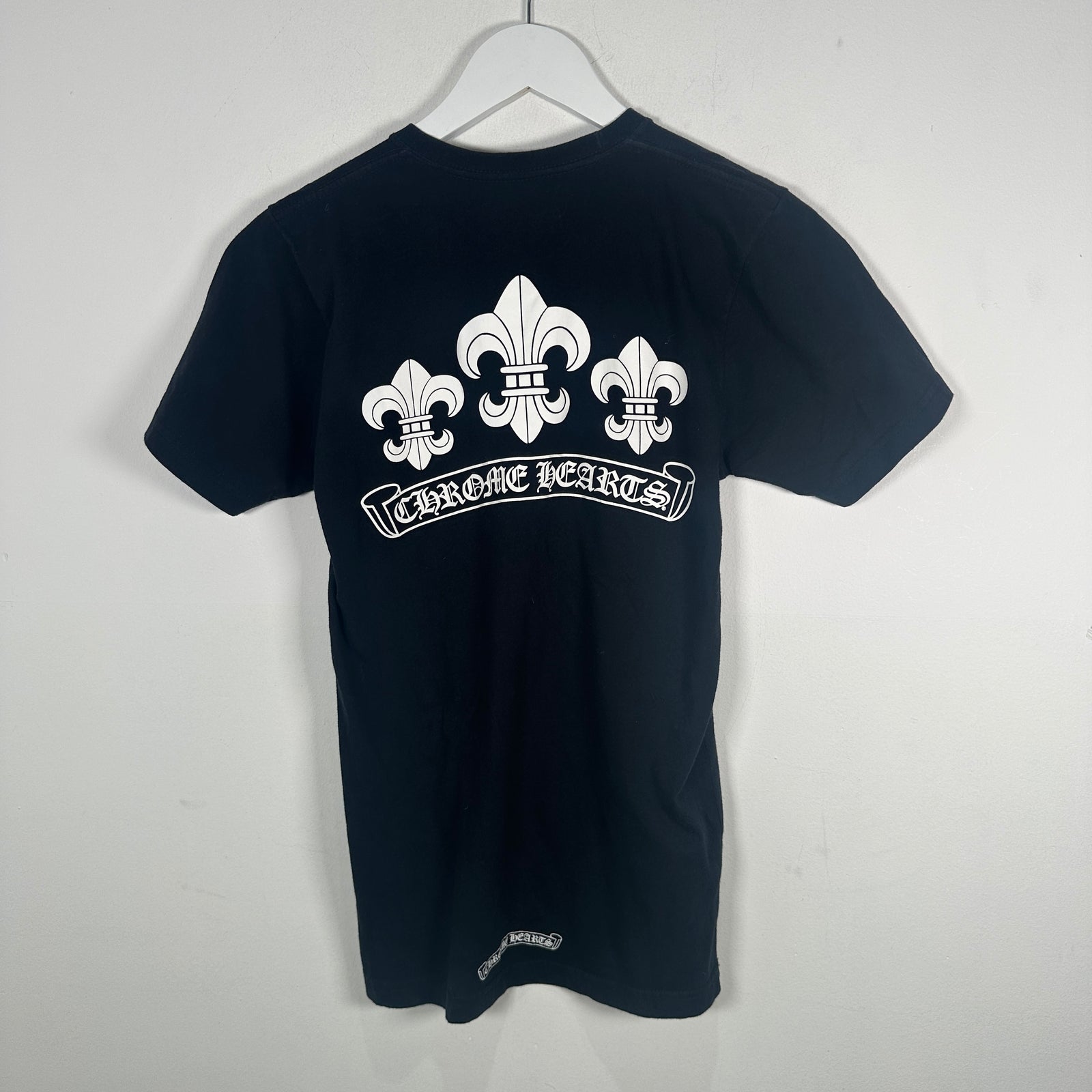 Chrome Hearts Black 'Fleur' Graphic T-Shirt Size S